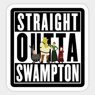 Straight Outta Swampton Sticker